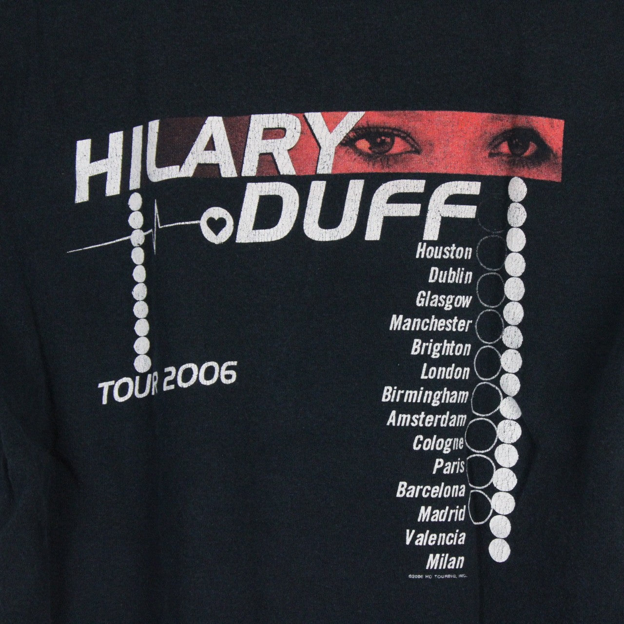 HILARY DUFF Reworked Cropped T-Shirt | Medium