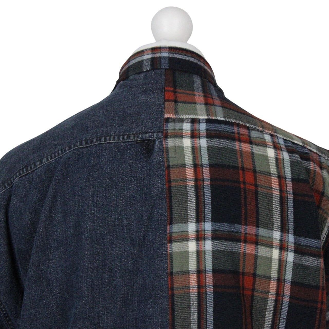 DENIM x FLANNEL Reworked Shirt | Large