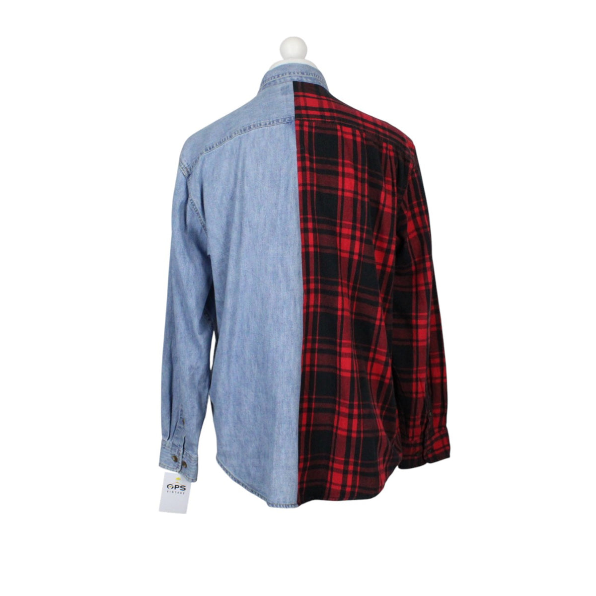 DENIM x FLANNEL Reworked Shirt | XL