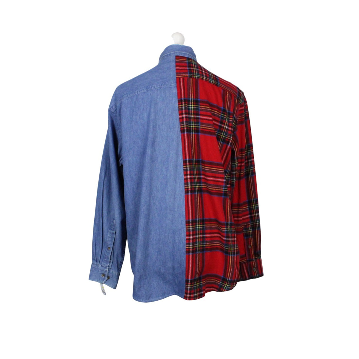 DENIM x FLANNEL Reworked Shirt | XL