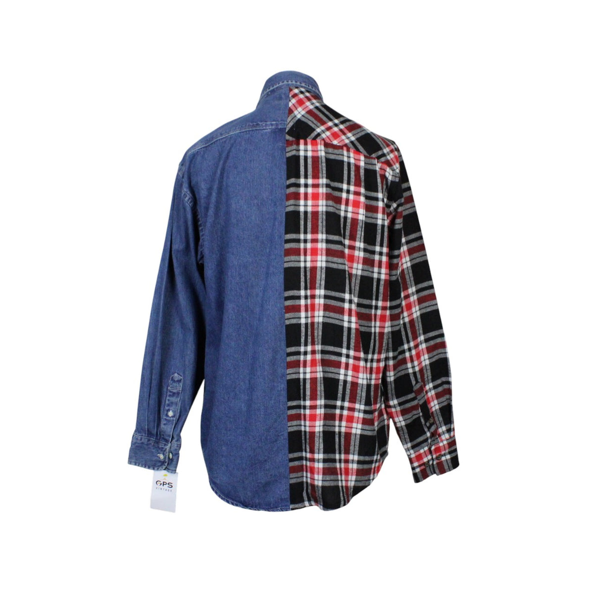 DENIM x FLANNEL Reworked Shirt | XL