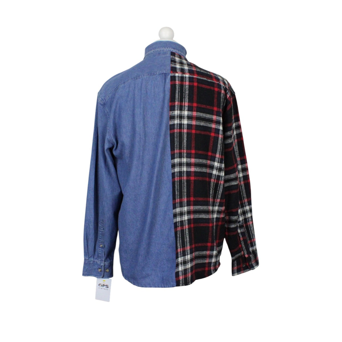 DENIM x FLANNEL Reworked Shirt | XL