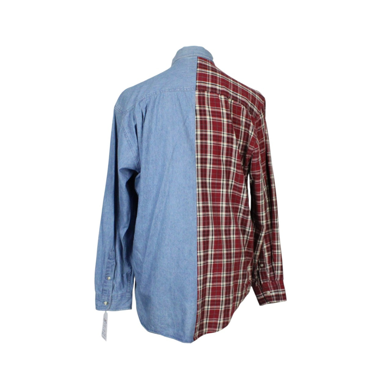 DENIM x FLANNEL Reworked Shirt | Large