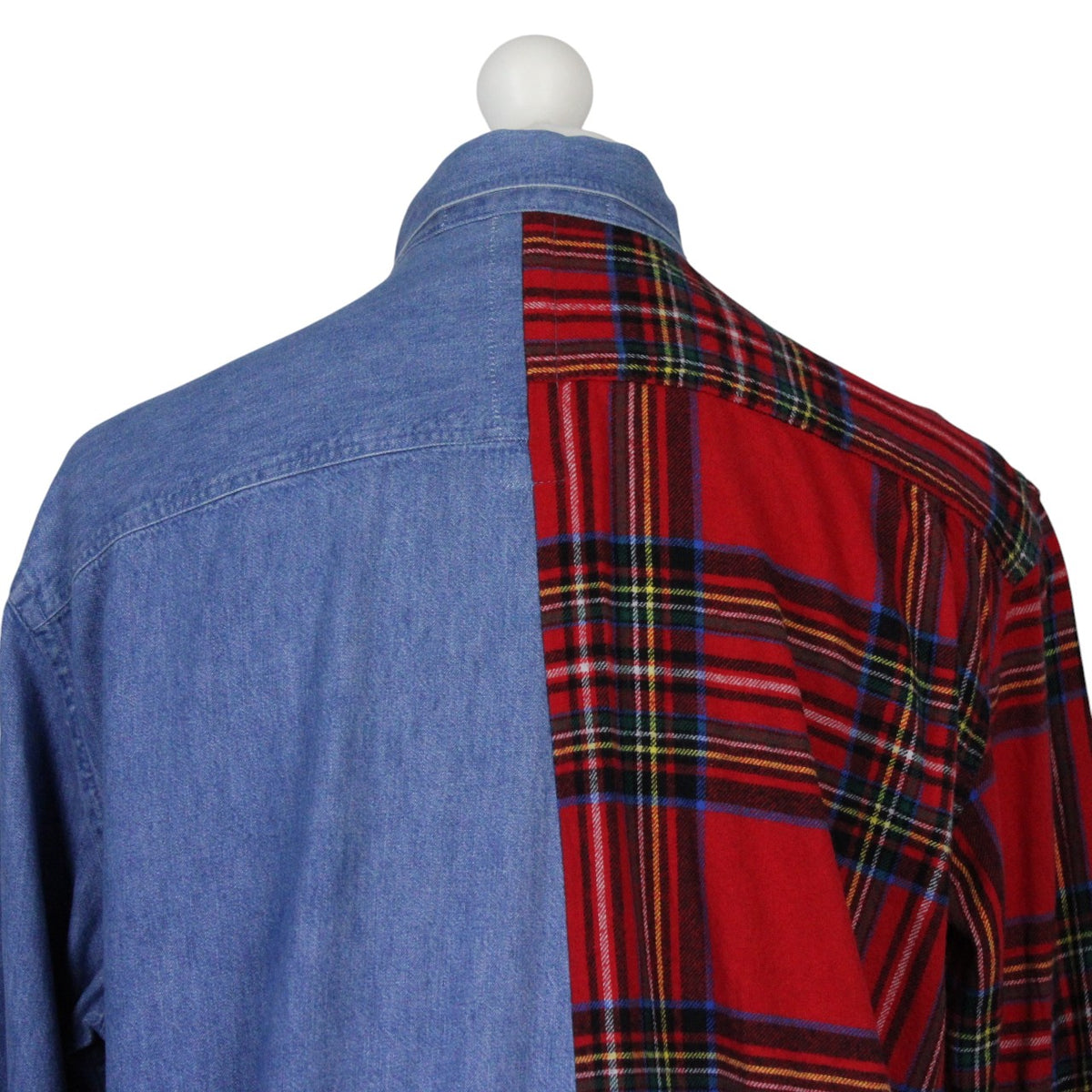 DENIM x FLANNEL Reworked Shirt | XL