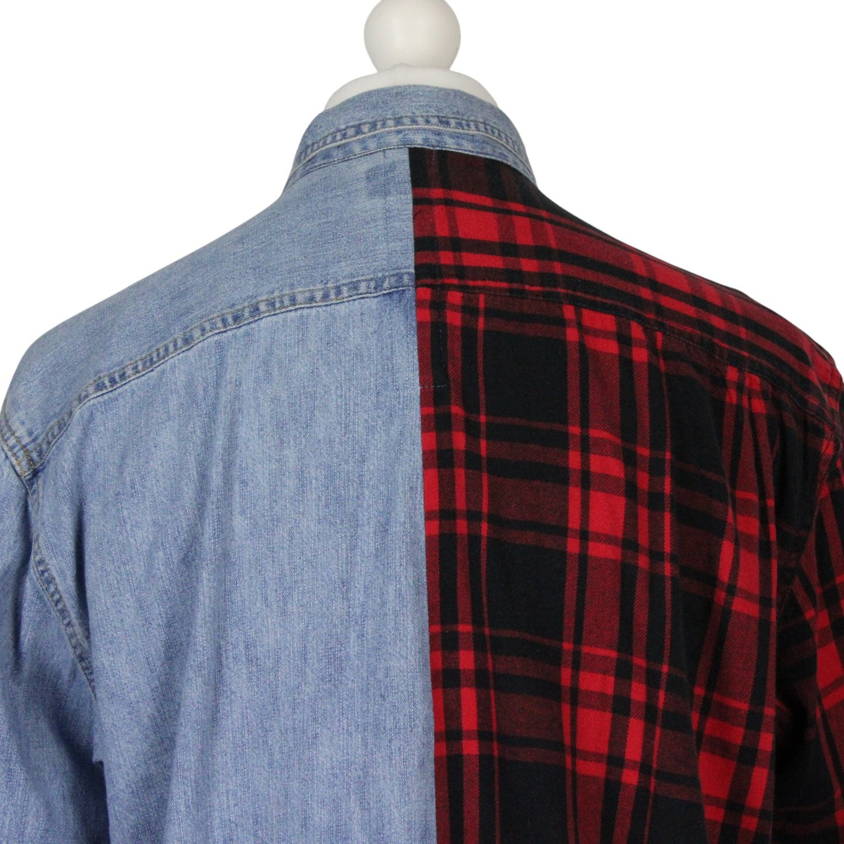 DENIM x FLANNEL Reworked Shirt | XL