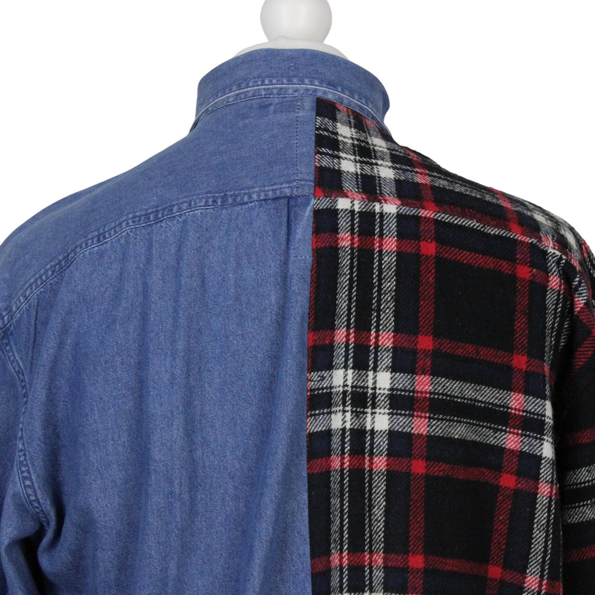 DENIM x FLANNEL Reworked Shirt | XL