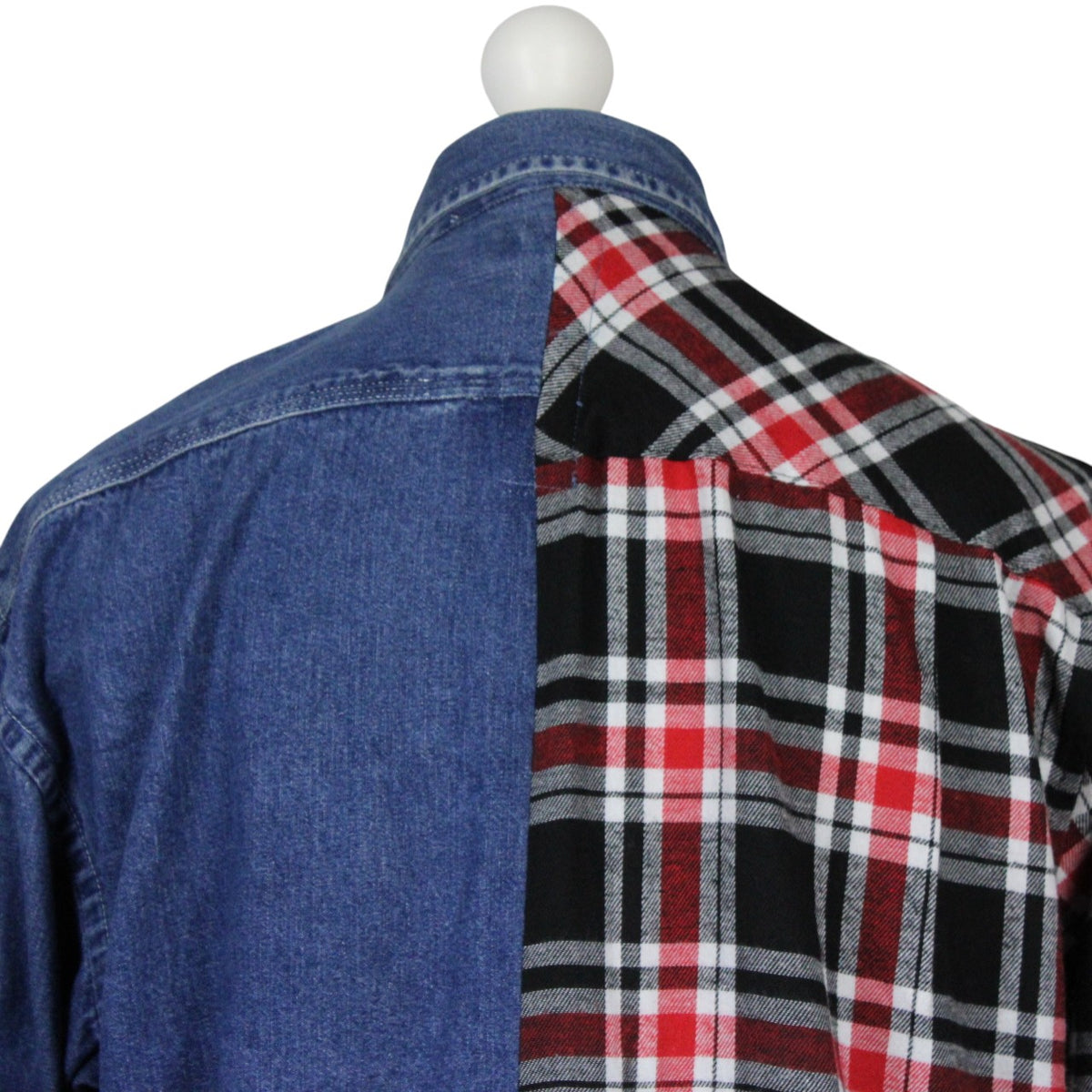 DENIM x FLANNEL Reworked Shirt | XL