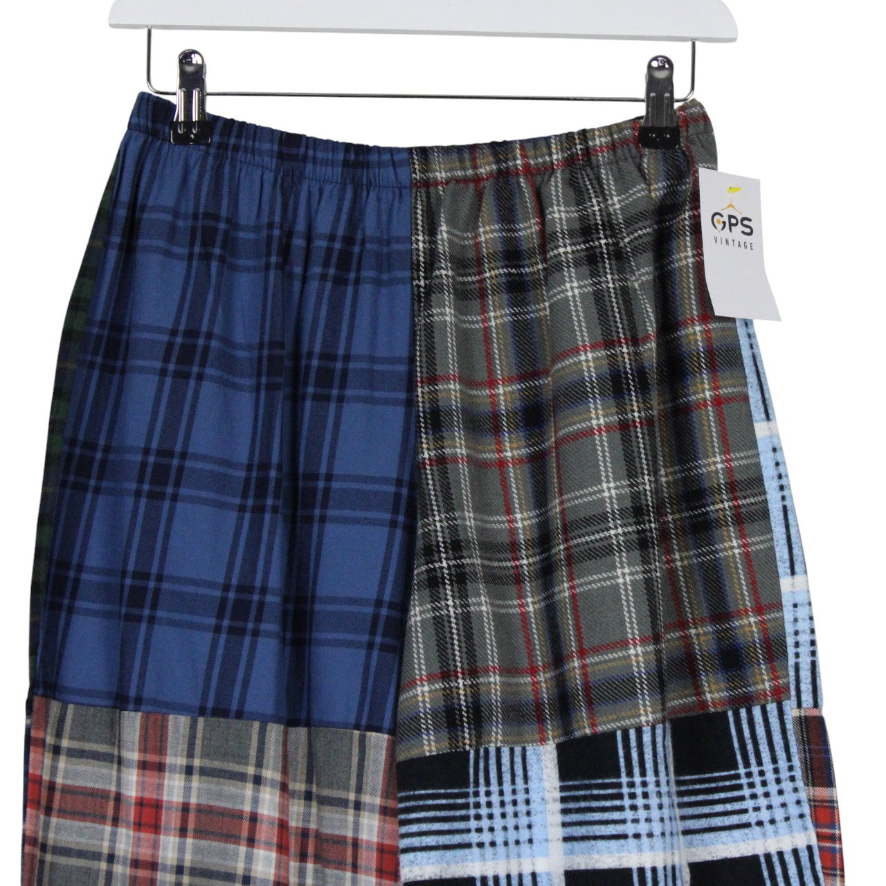 Womens Flannel Reworked Joggers Multicolour | S/M