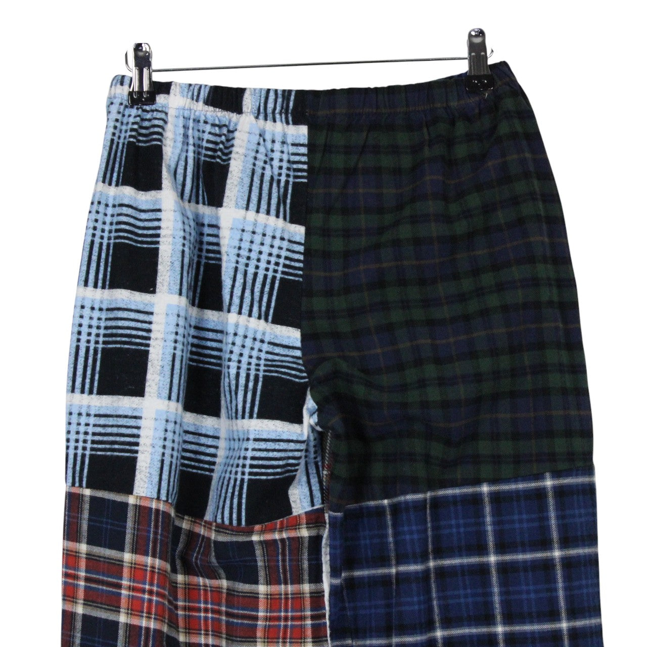 Womens Flannel Reworked Joggers Multicolour | S/M