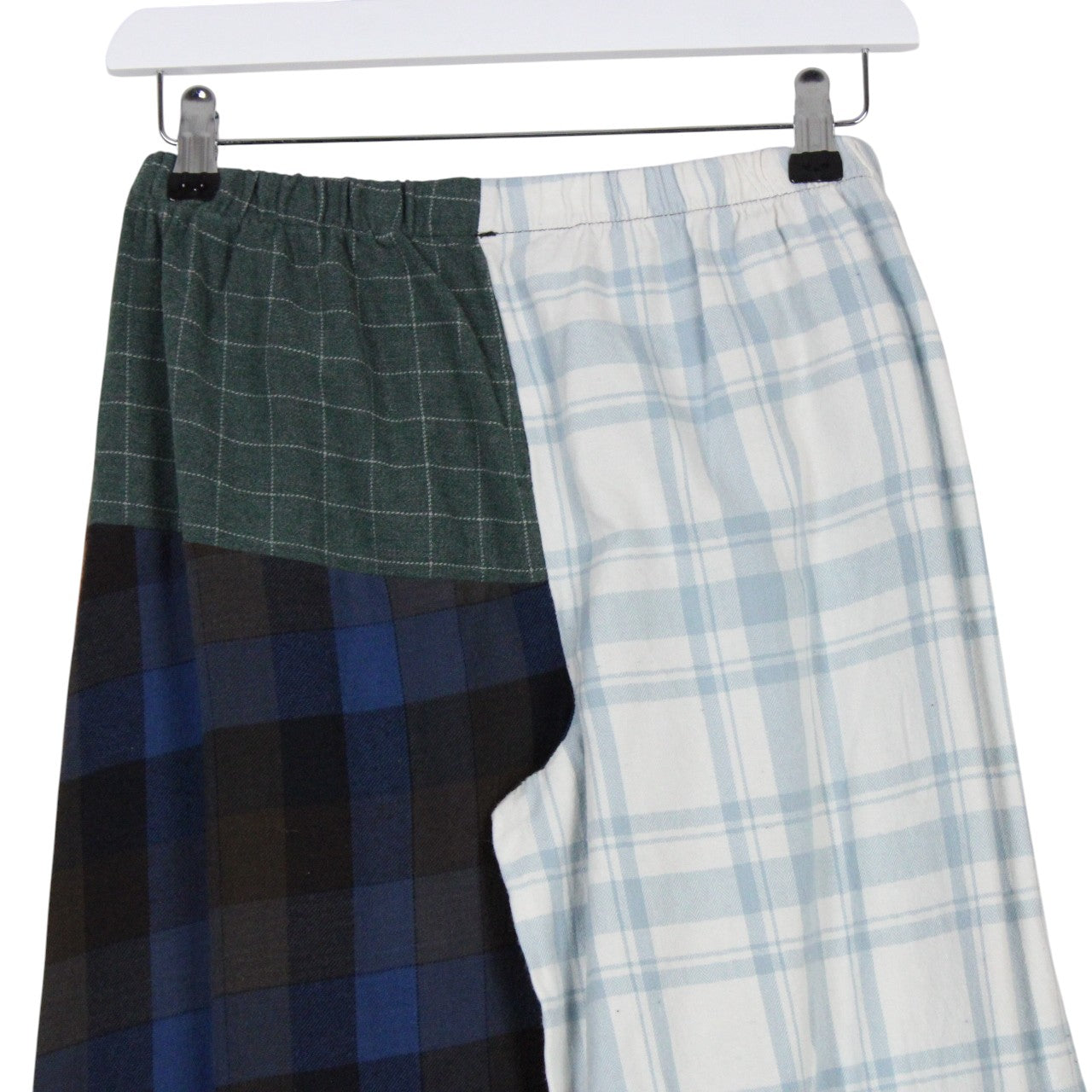 Womens Flannel Reworked Joggers Multicolour | S/M