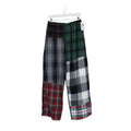Womens Flannel Reworked Joggers Multicolour | M/L