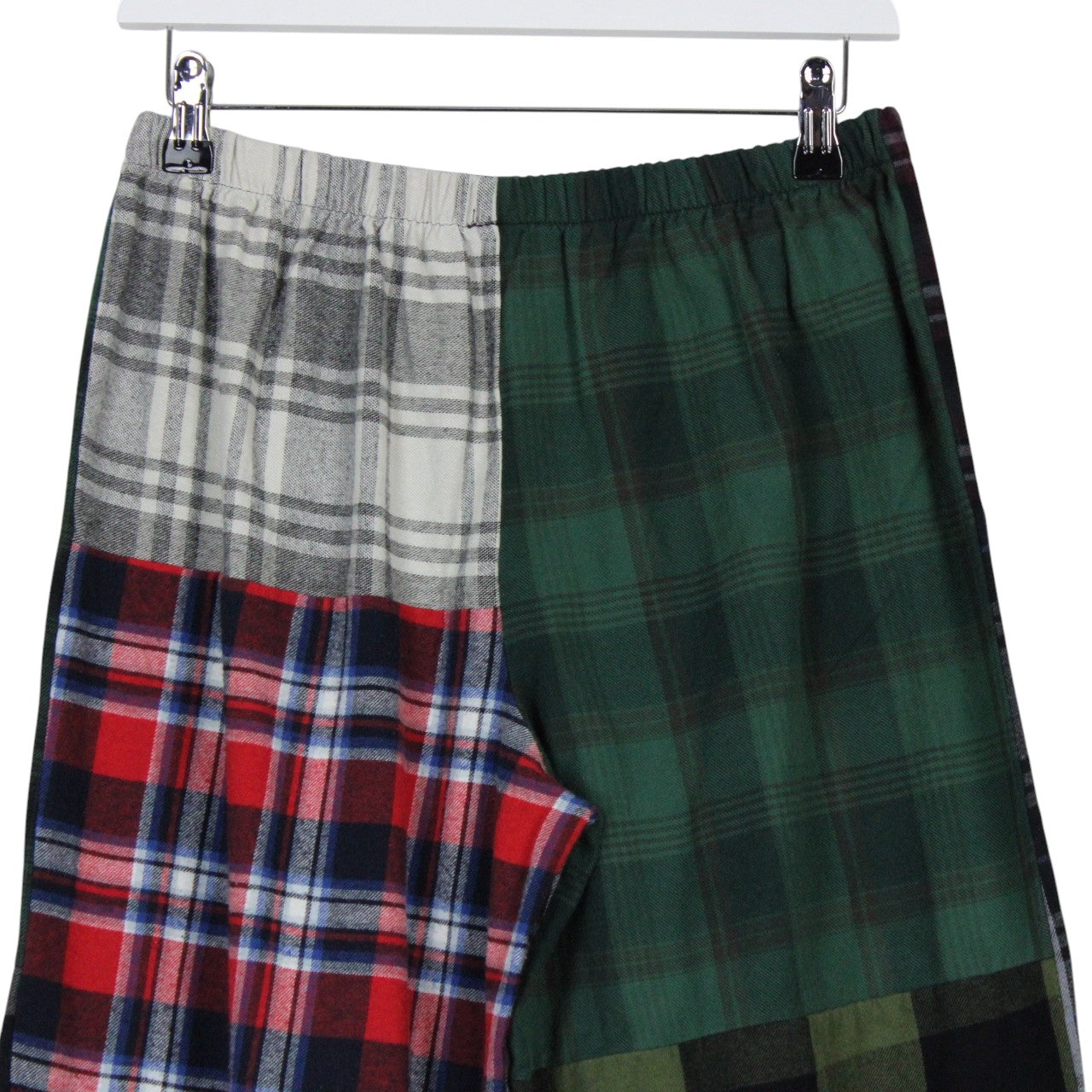 Womens Flannel Reworked Joggers Multicolour | M/L