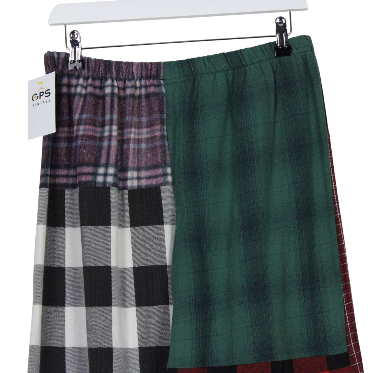 Womens Flannel Reworked Joggers Multicolour | M/L