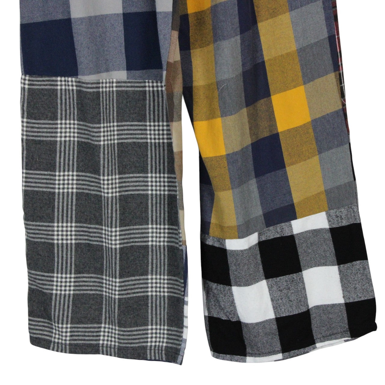 Womens Flannel Reworked Joggers Multicolour | M/L