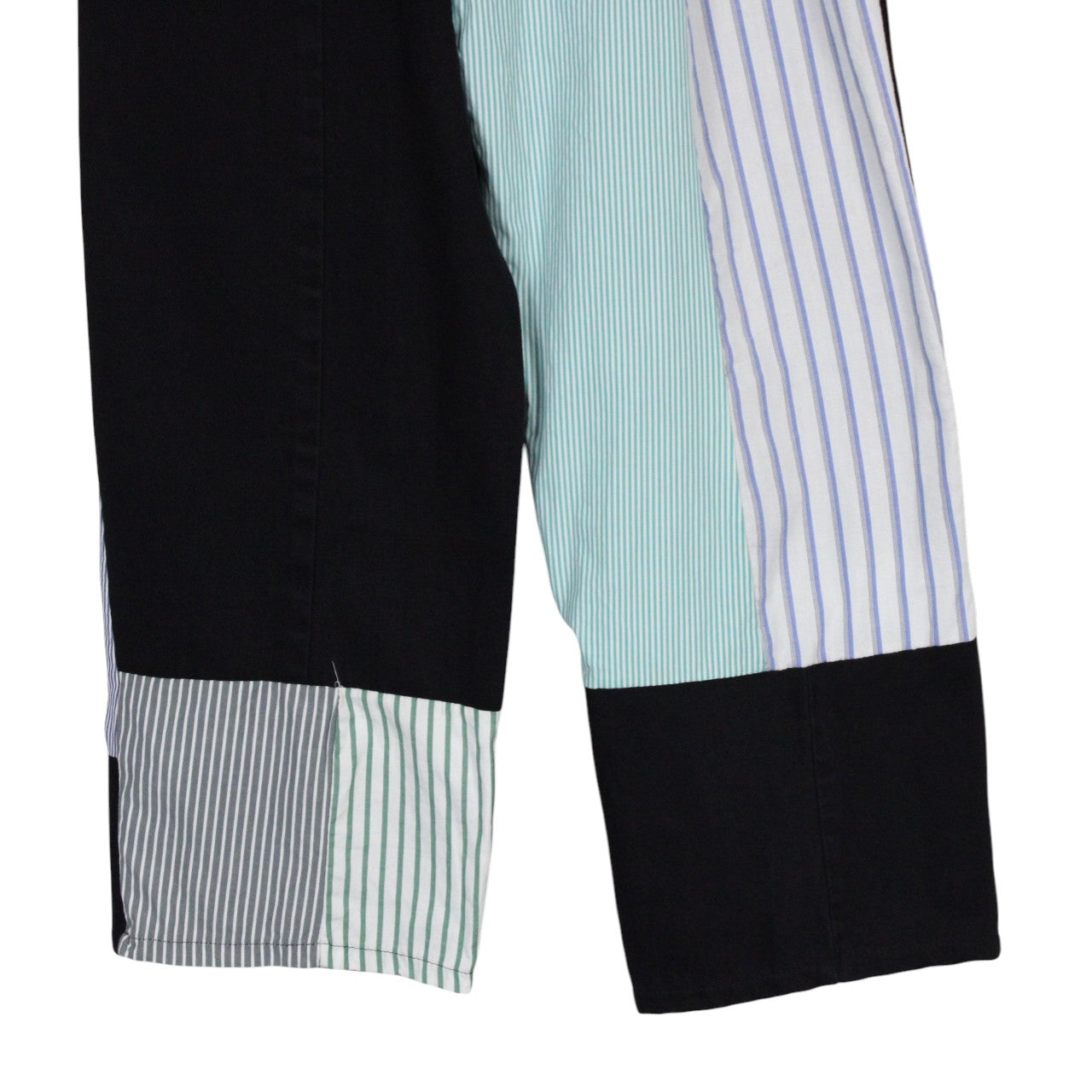 DENIM x STRIPED Reworked Trousers | S/M