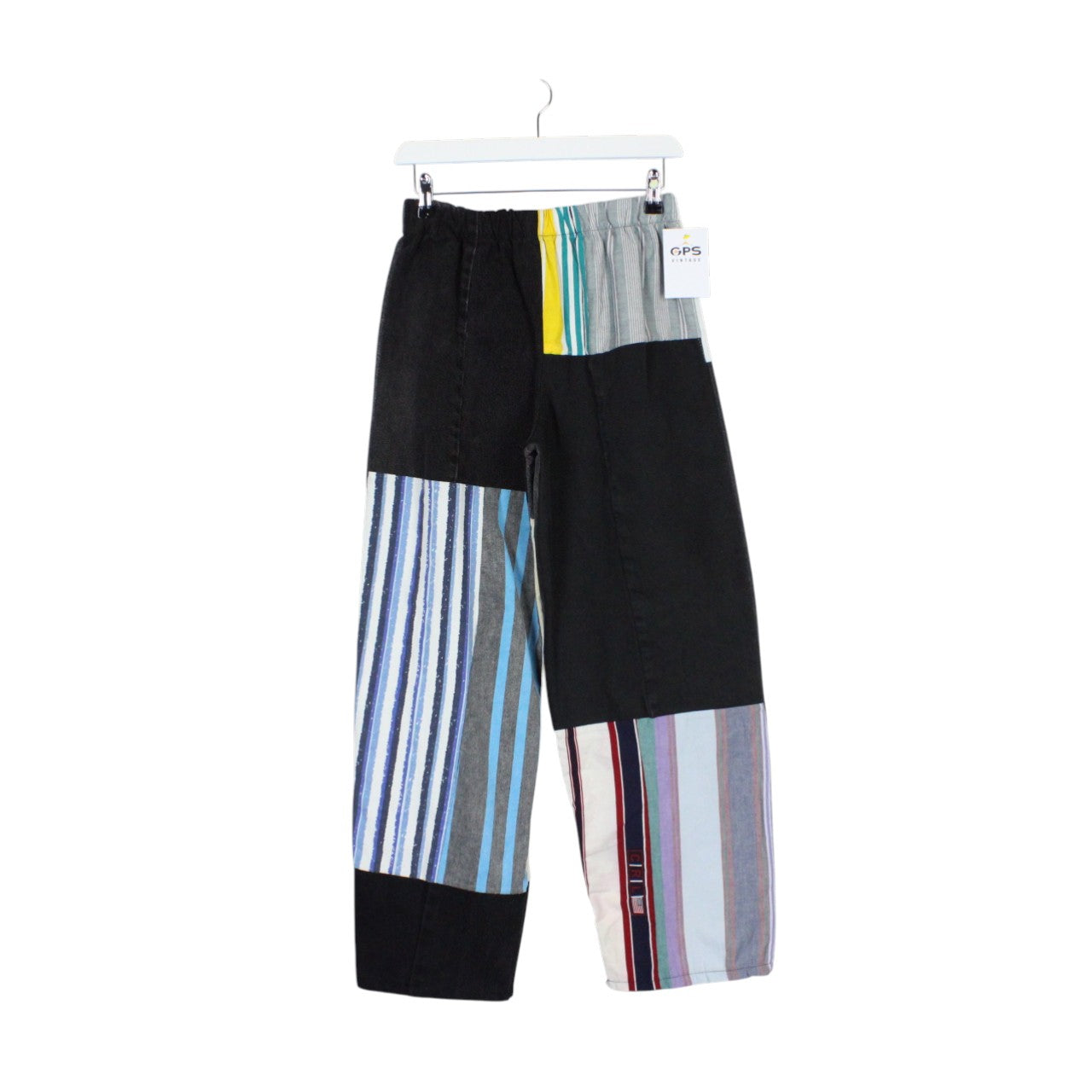 DENIM x STRIPED Reworked Trousers | S/M