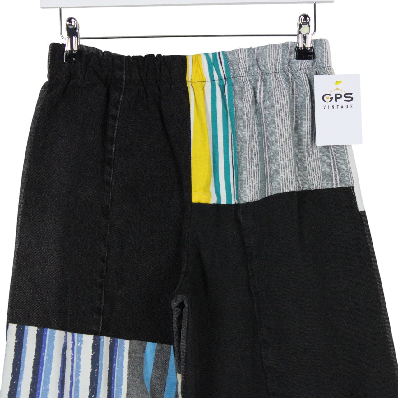 DENIM x STRIPED Reworked Trousers | S/M