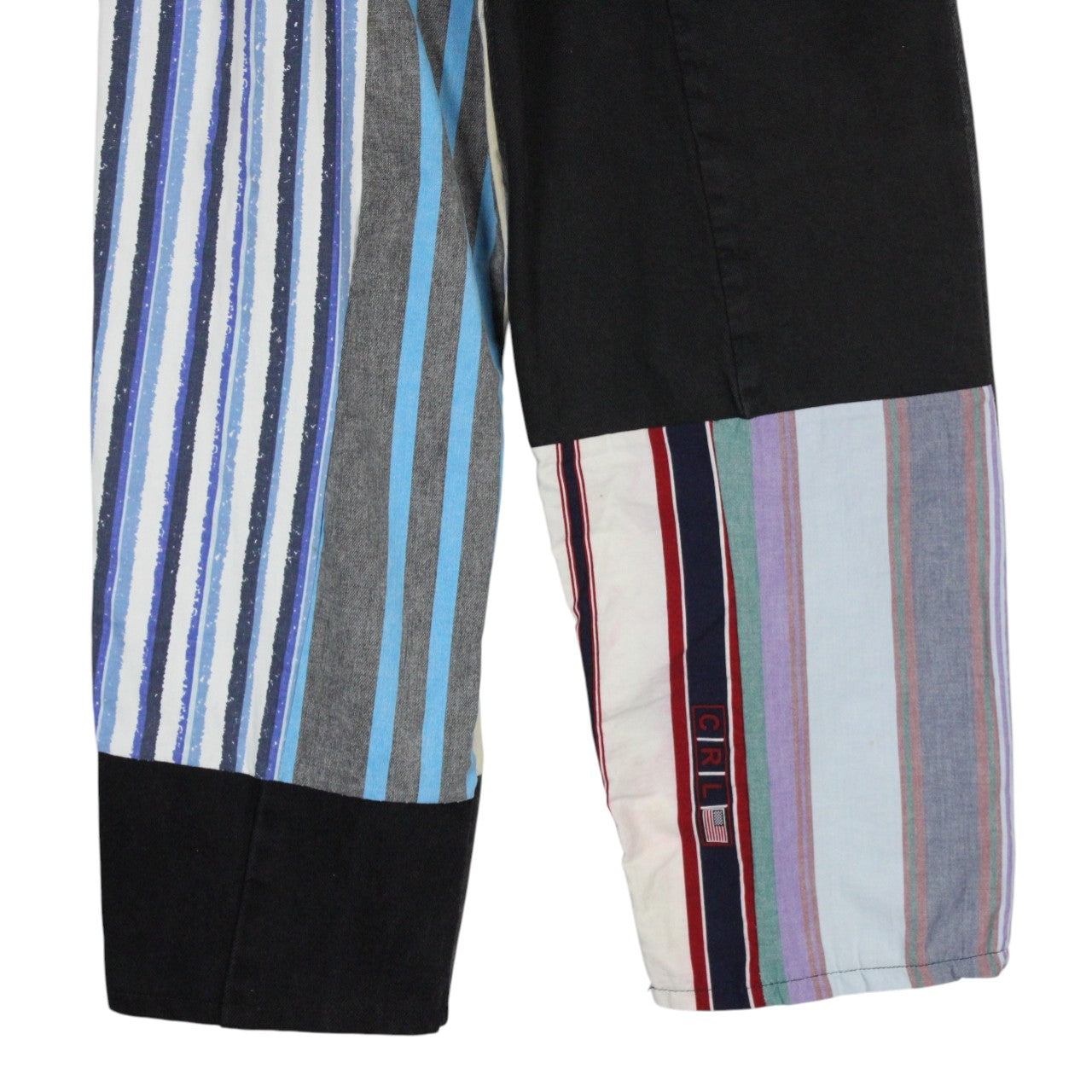 DENIM x STRIPED Reworked Trousers | S/M