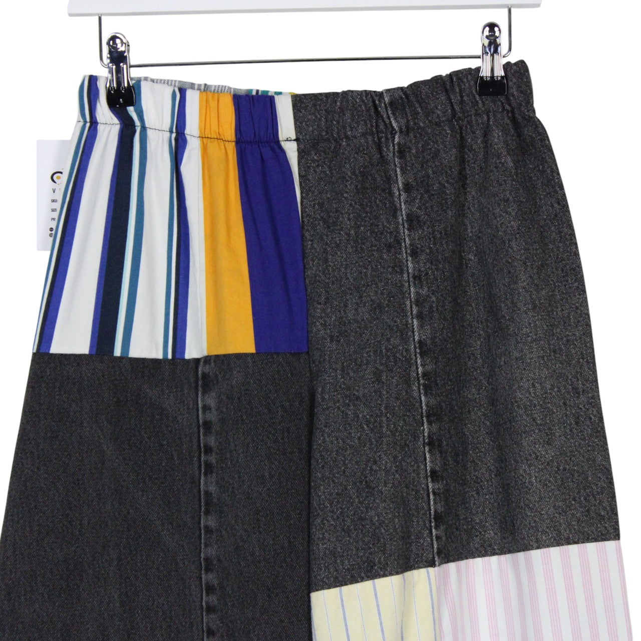 DENIM x STRIPED Reworked Trousers | S/M