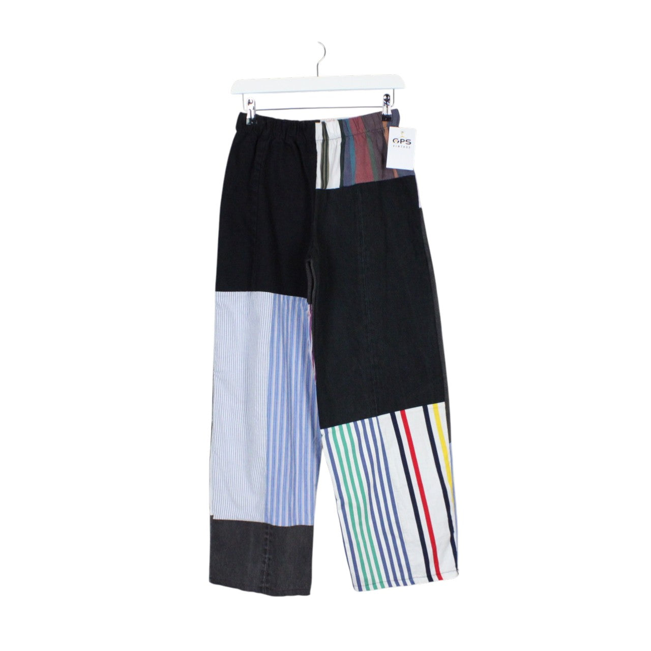 DENIM x STRIPED Reworked Trousers | S/M