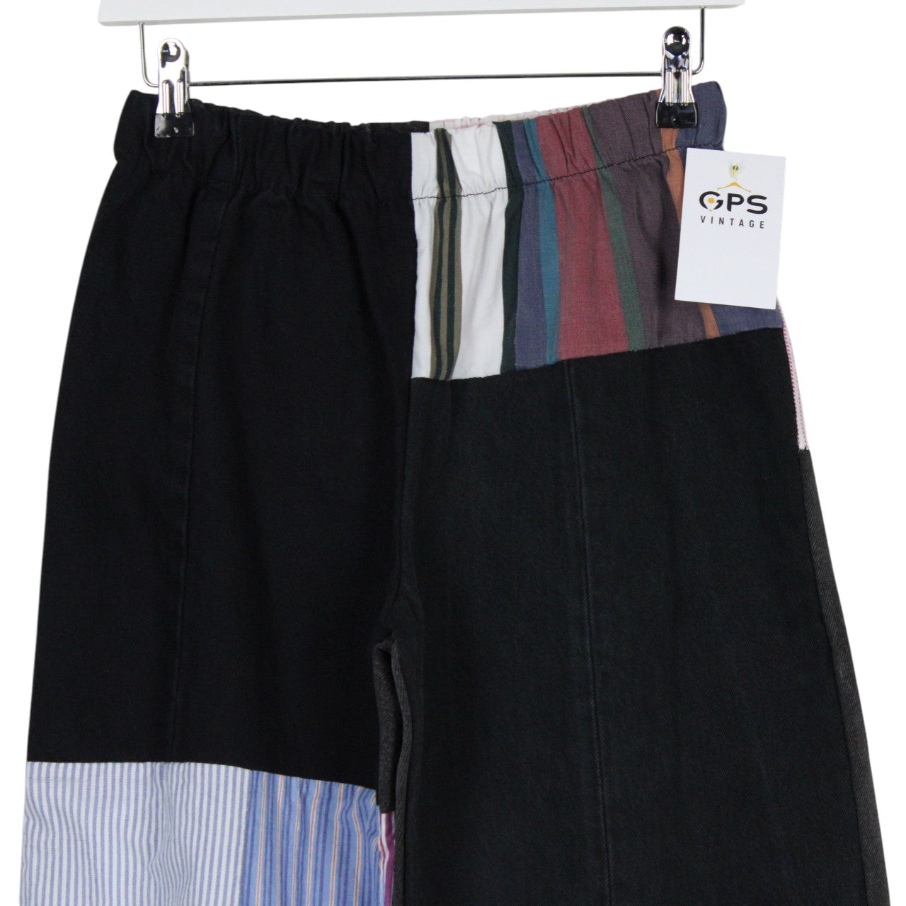 DENIM x STRIPED Reworked Trousers | S/M