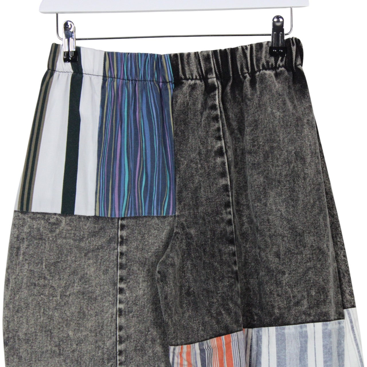 DENIM x STRIPED Reworked Trousers | S/M