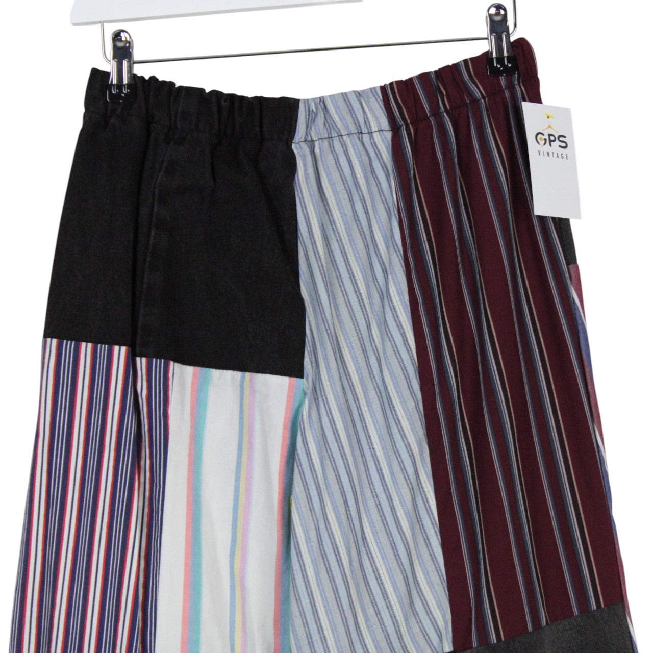 DENIM x STRIPED Reworked Trousers | M/L