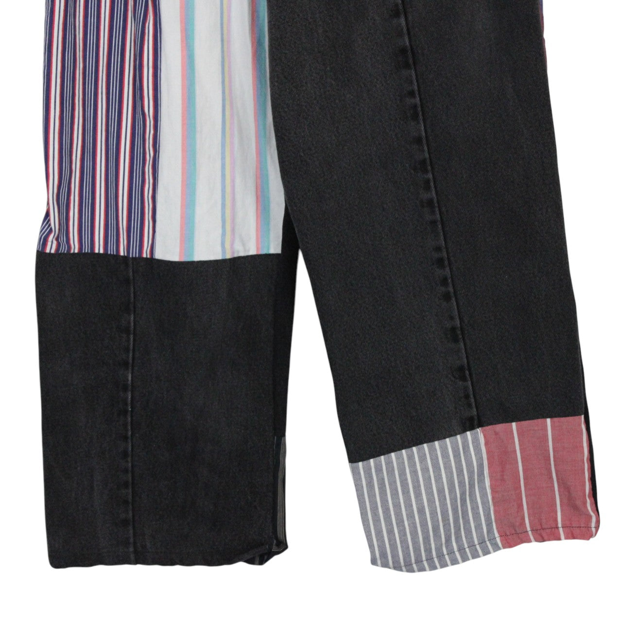 DENIM x STRIPED Reworked Trousers | M/L