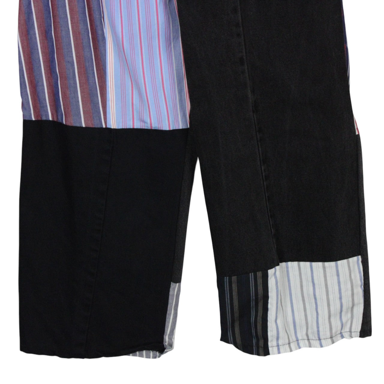 DENIM x STRIPED Reworked Trousers | M/L