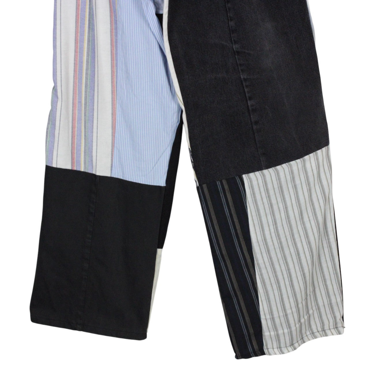 DENIM x STRIPED Reworked Trousers | M/L