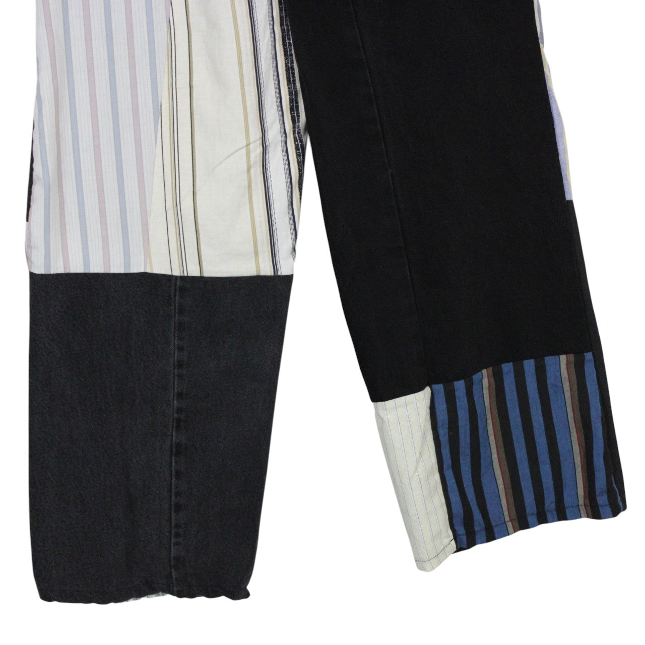 DENIM x STRIPED Reworked Trousers | M/L