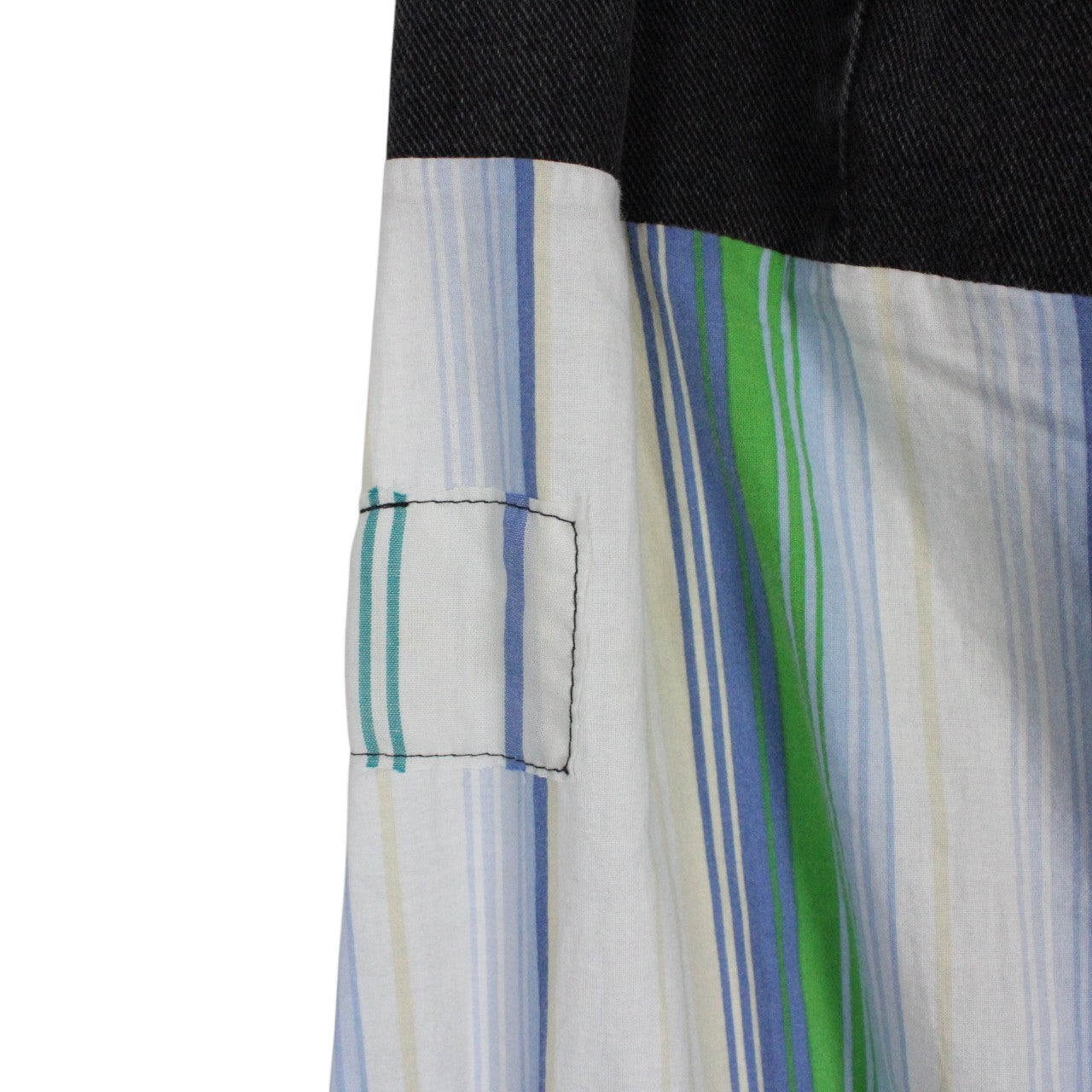 DENIM x STRIPED Reworked Trousers | M/L