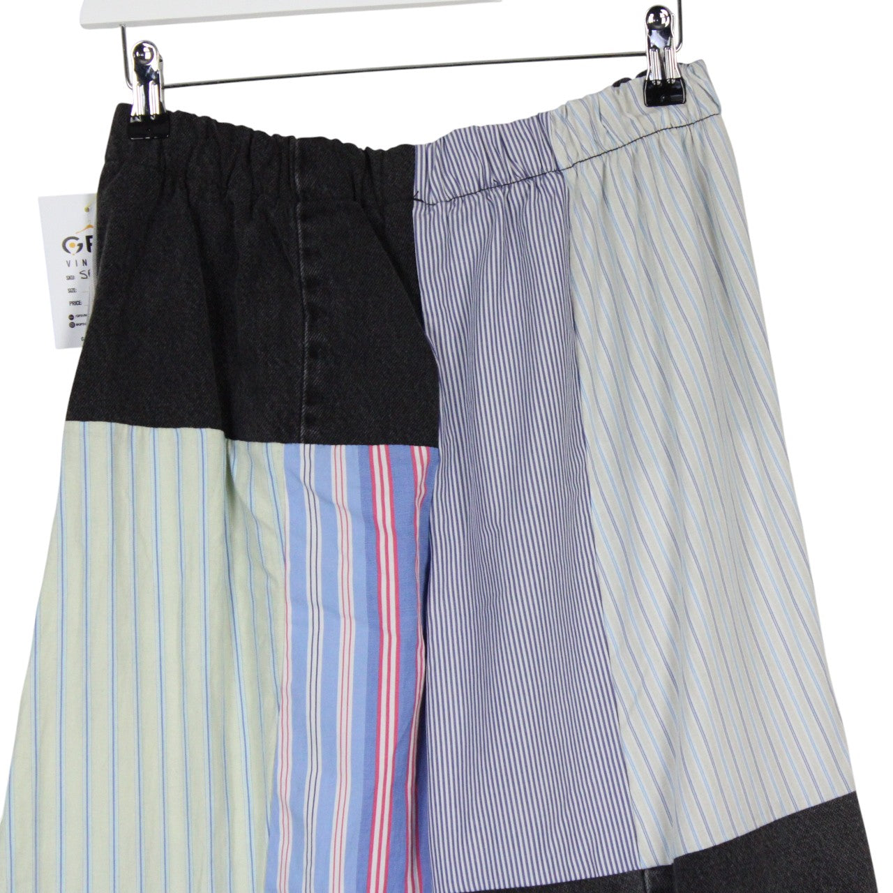 DENIM x STRIPED Reworked Trousers | M/L