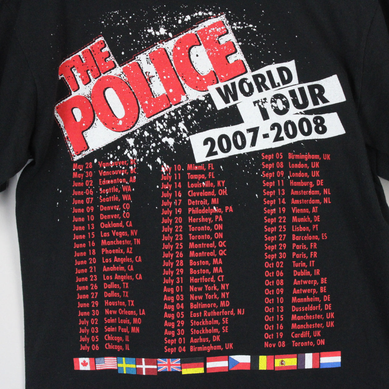The Police Y2K T-Shirt | Medium