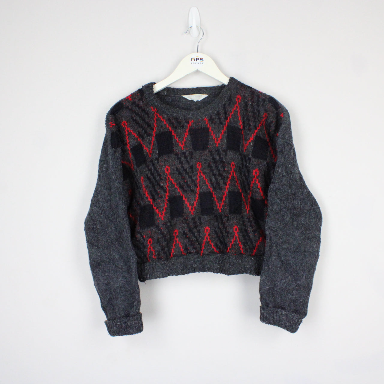 Crop Knit Reworked Jumper | Medium