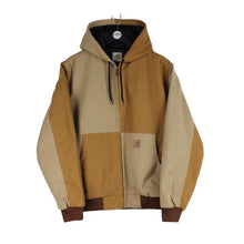 Load image into Gallery viewer, CARHARTT Hooded Jacket Reworked Beige &amp; Tan

