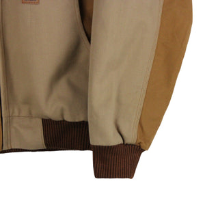 CARHARTT Hooded Jacket Reworked Beige & Tan