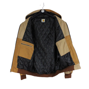 CARHARTT Hooded Jacket Reworked Beige & Tan