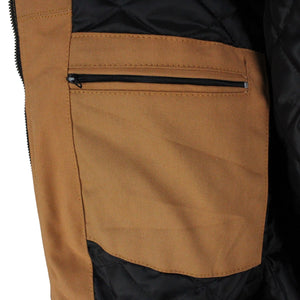 CARHARTT Hooded Jacket Reworked Tan