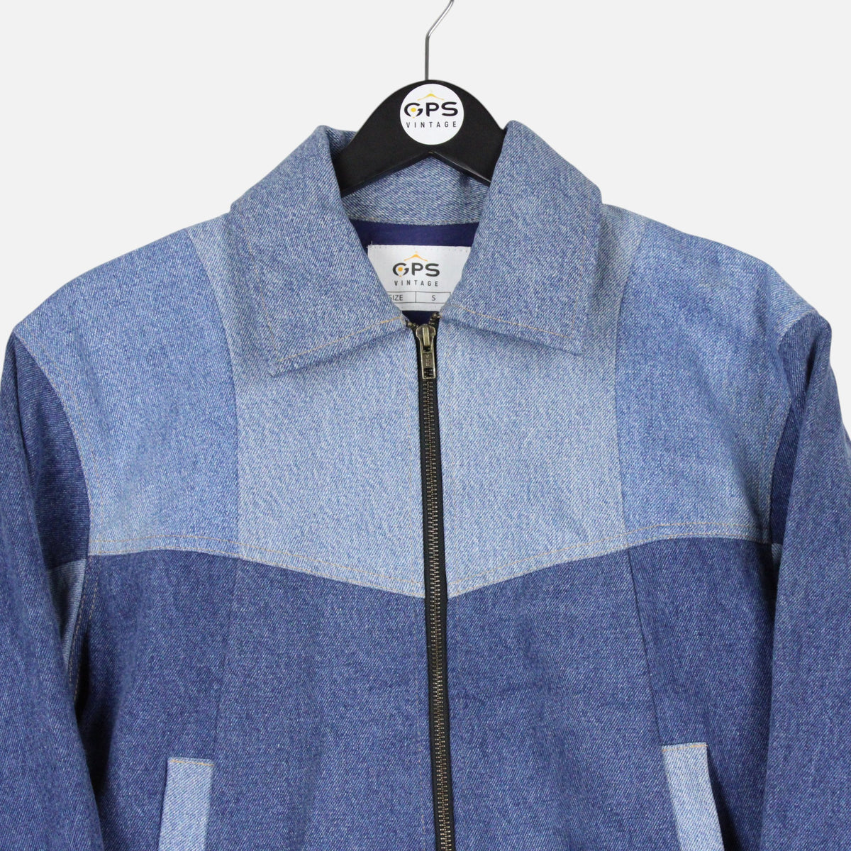 Denim Crop Jacket | Blue
