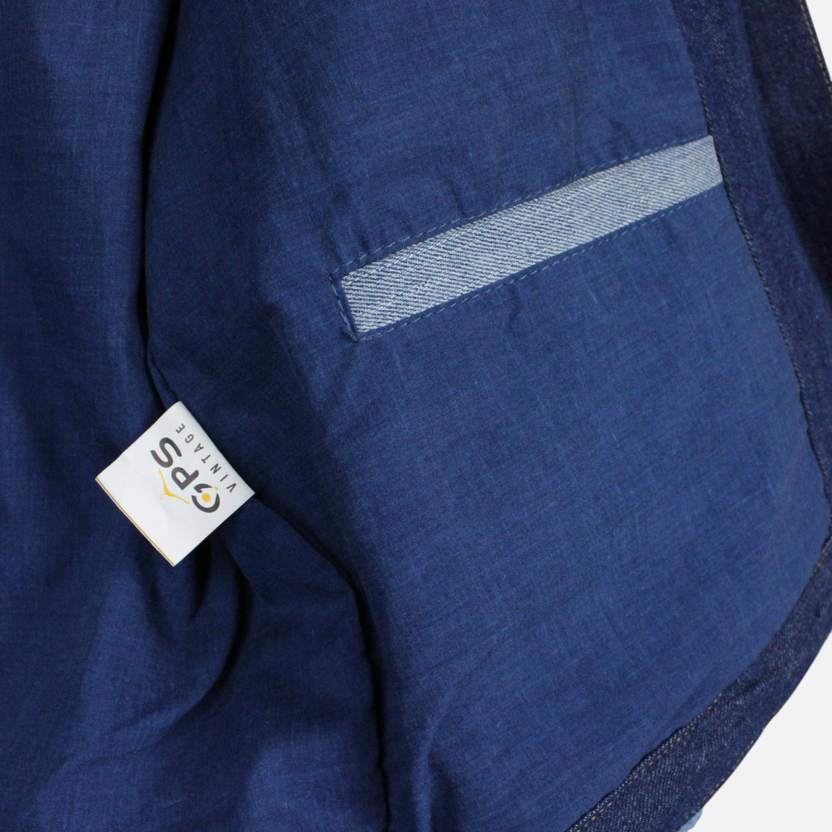Denim Bomber Jacket | Blue