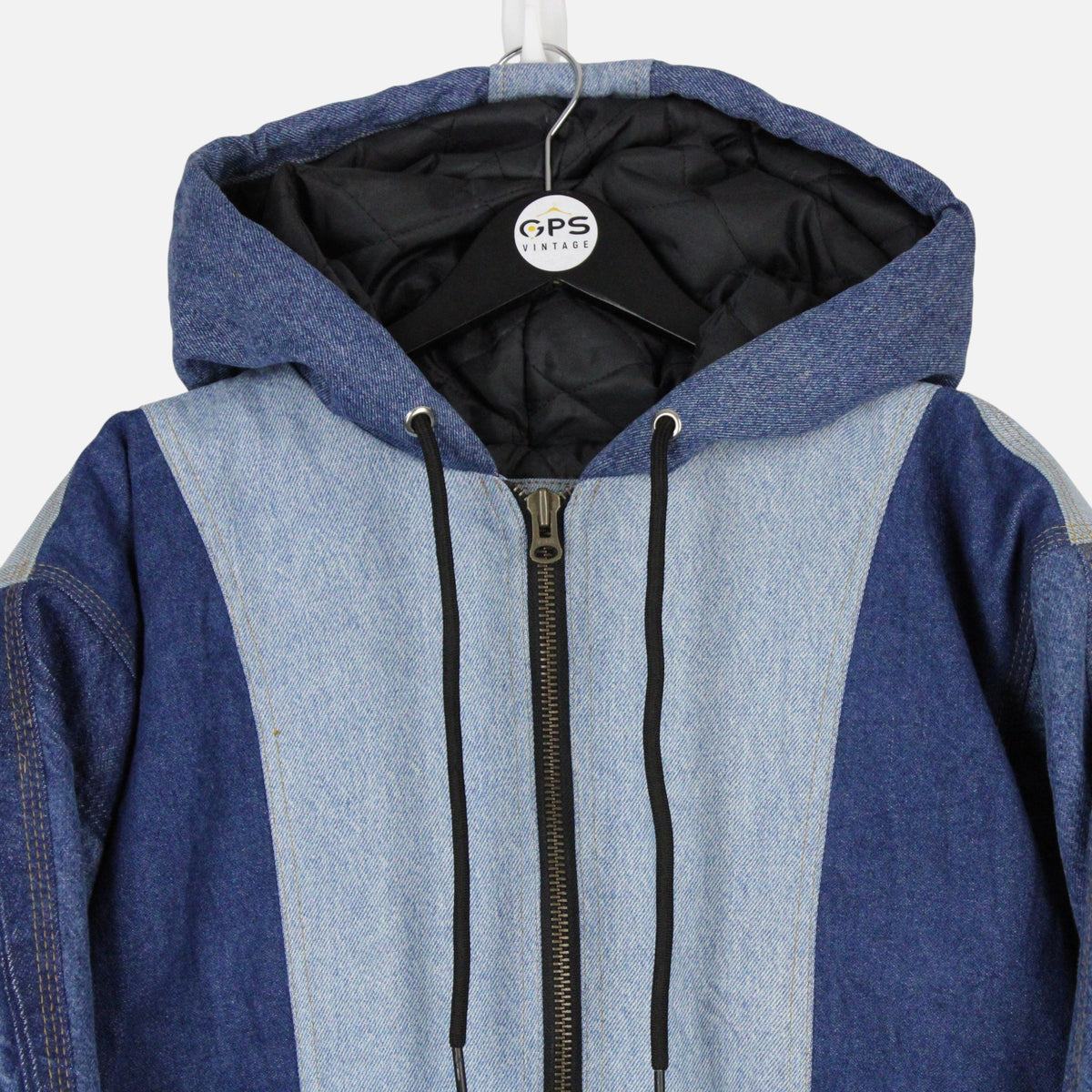 Denim Hooded Jacket | Blue