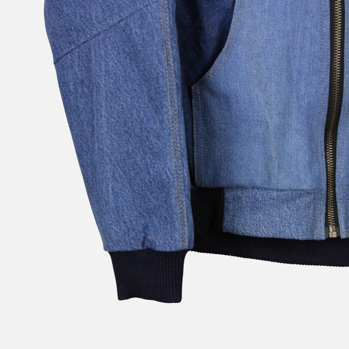 Denim Hooded Jacket | Blue
