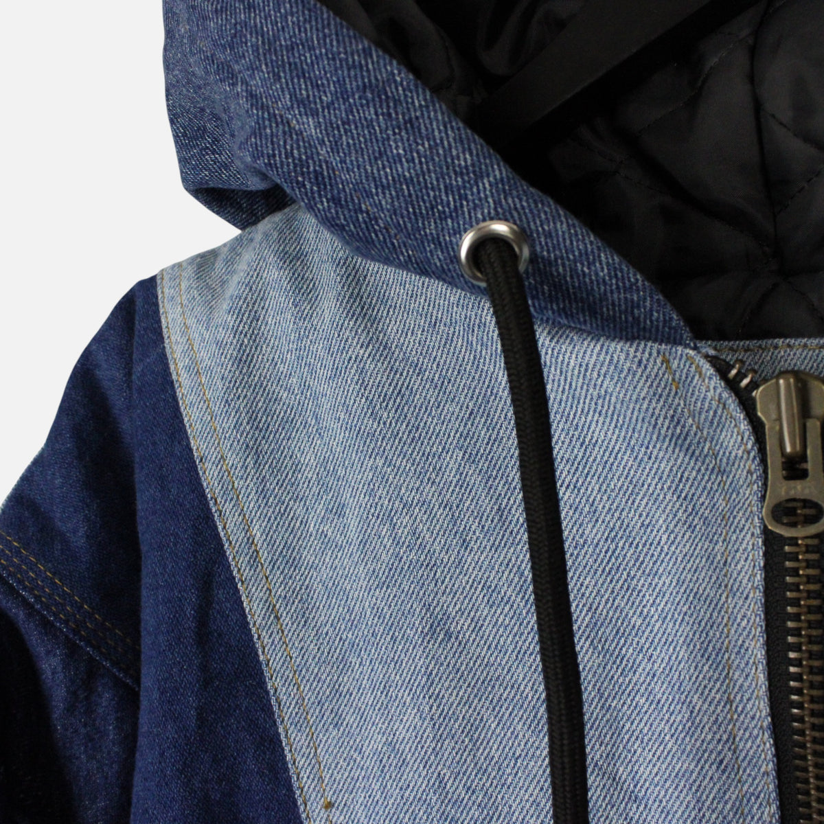 Denim Hooded Jacket | Blue