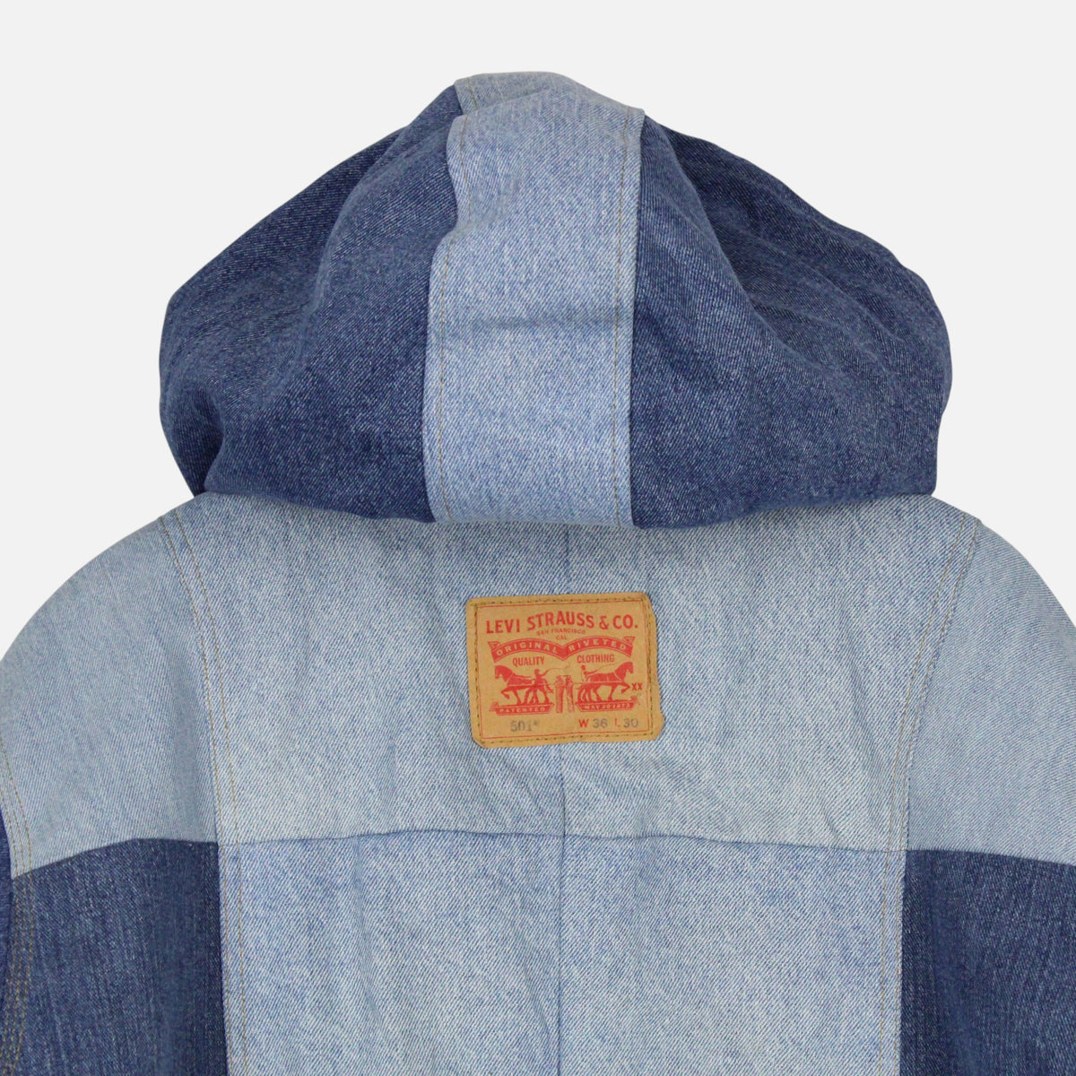 Denim Hooded Jacket | Blue