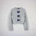 Crop Knit Reworked Jumper | Medium