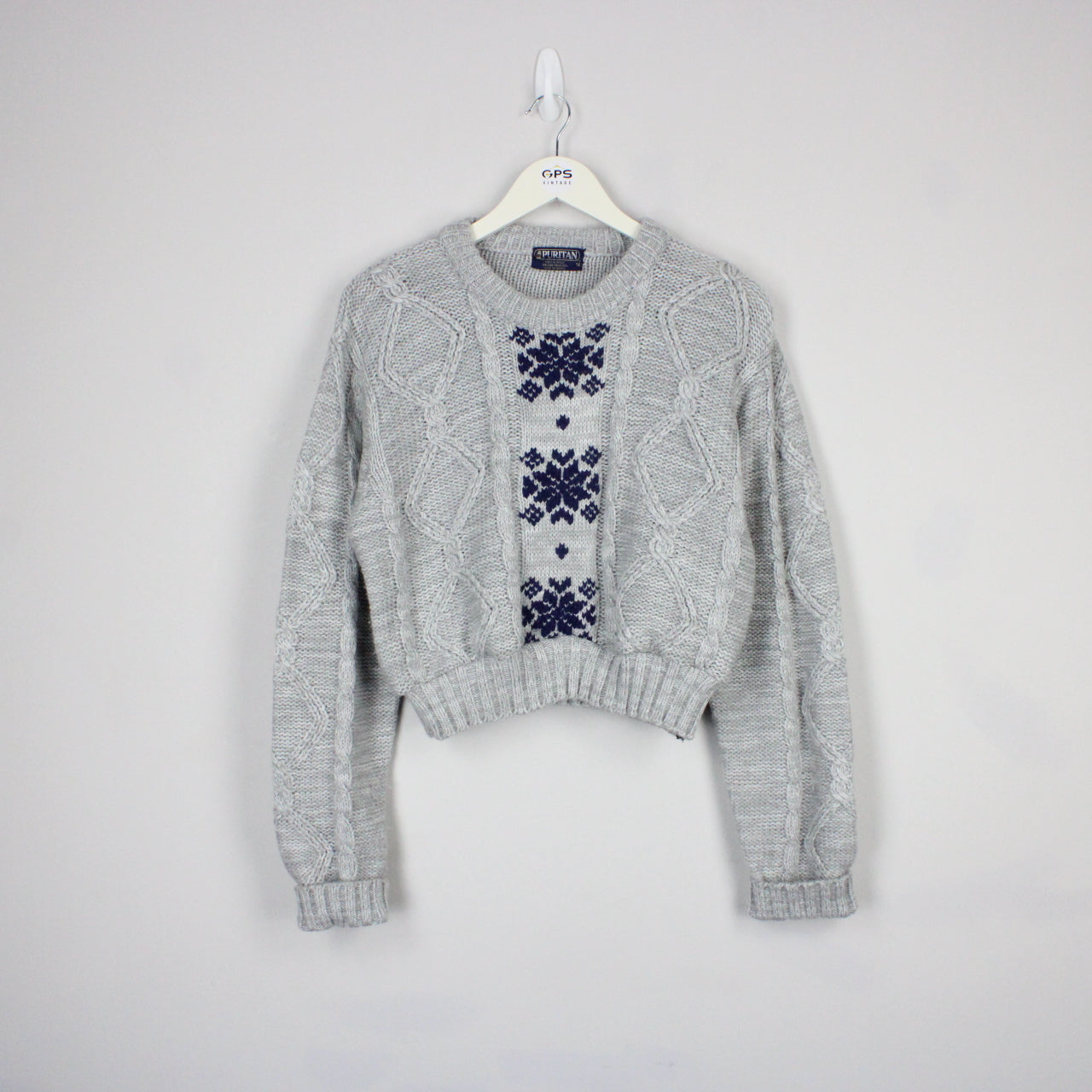 Crop Knit Reworked Jumper | Medium