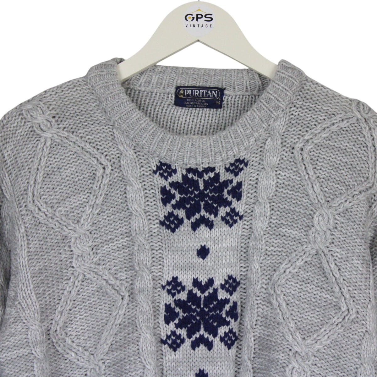 Crop Knit Reworked Jumper | Medium