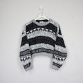 Crop Knit Reworked Jumper | Medium