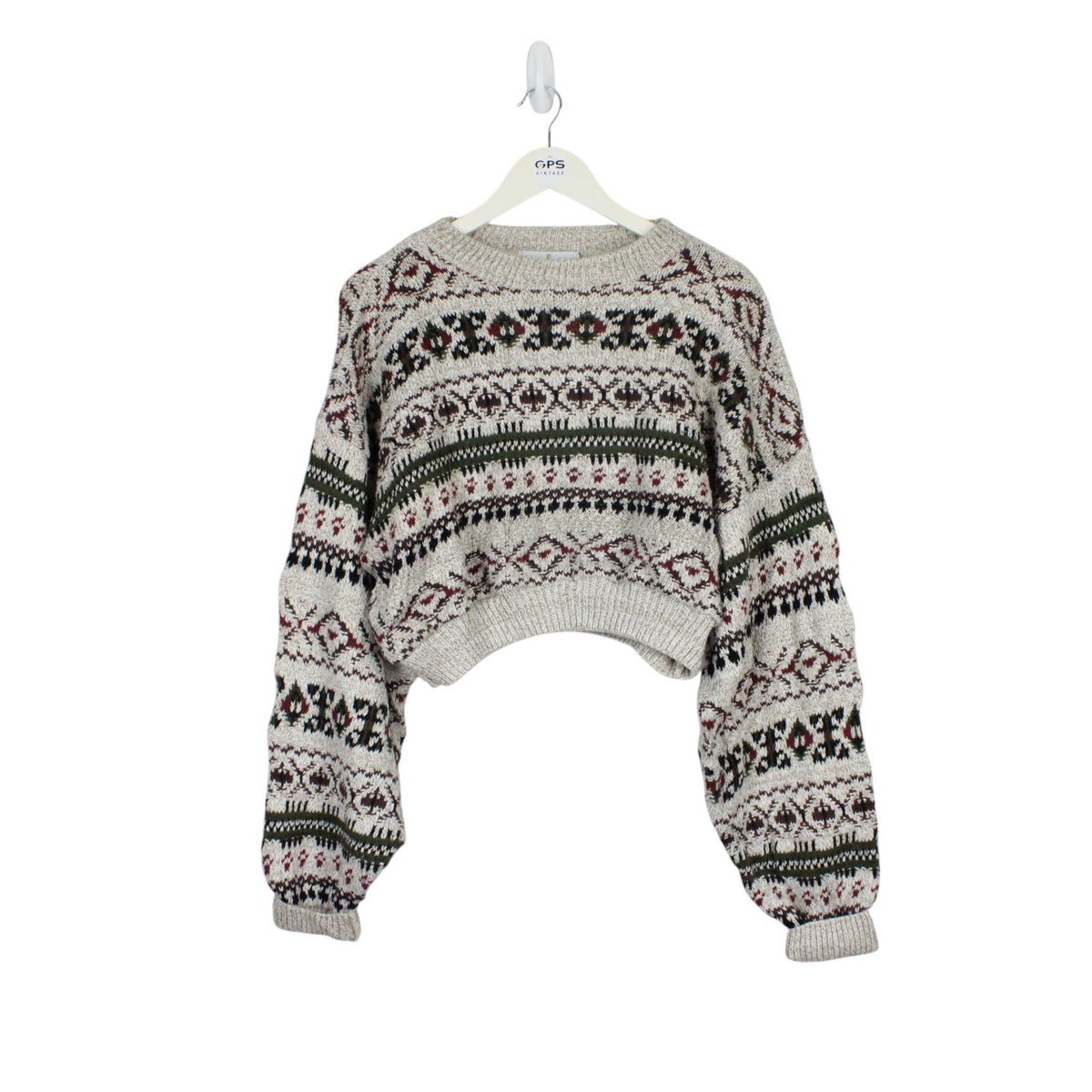 Crop Knit Reworked Jumper | Large
